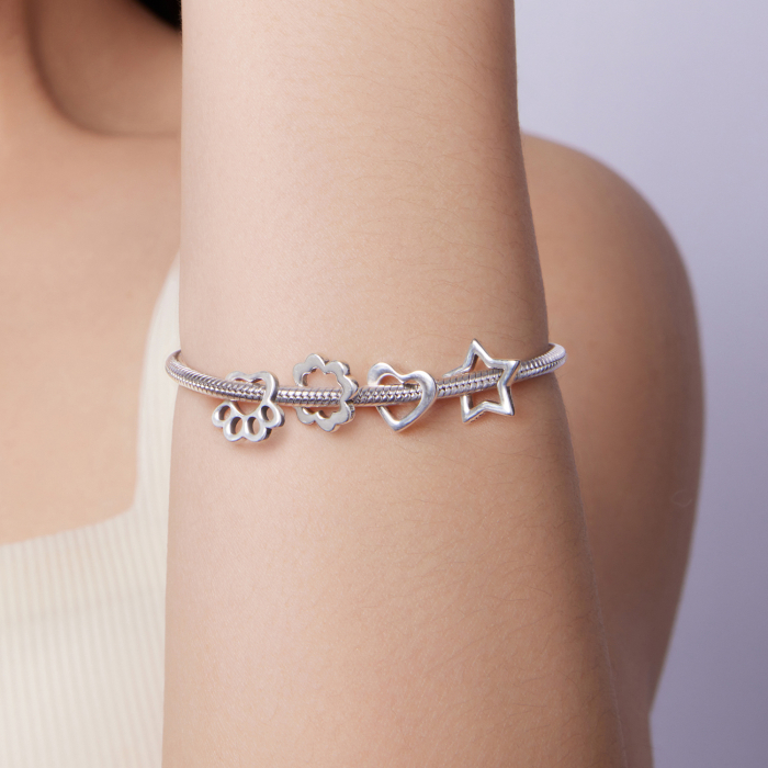 Bratara argint cu inima [12]