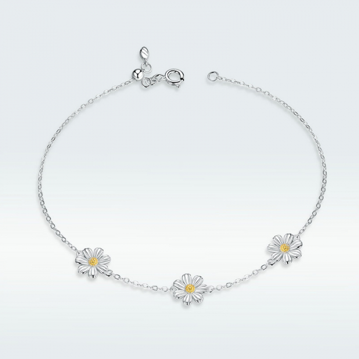 Bratara argint cu margarete [2]