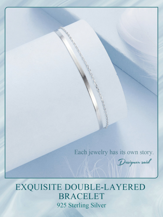 Bratara argint dubla Exquisite [12]
