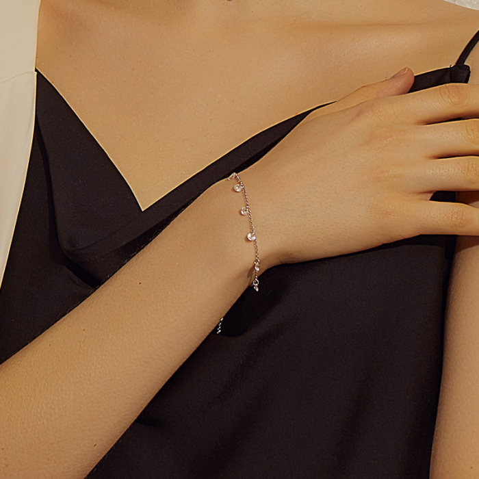 Bratara argint Elf cu zirconii albe [2]