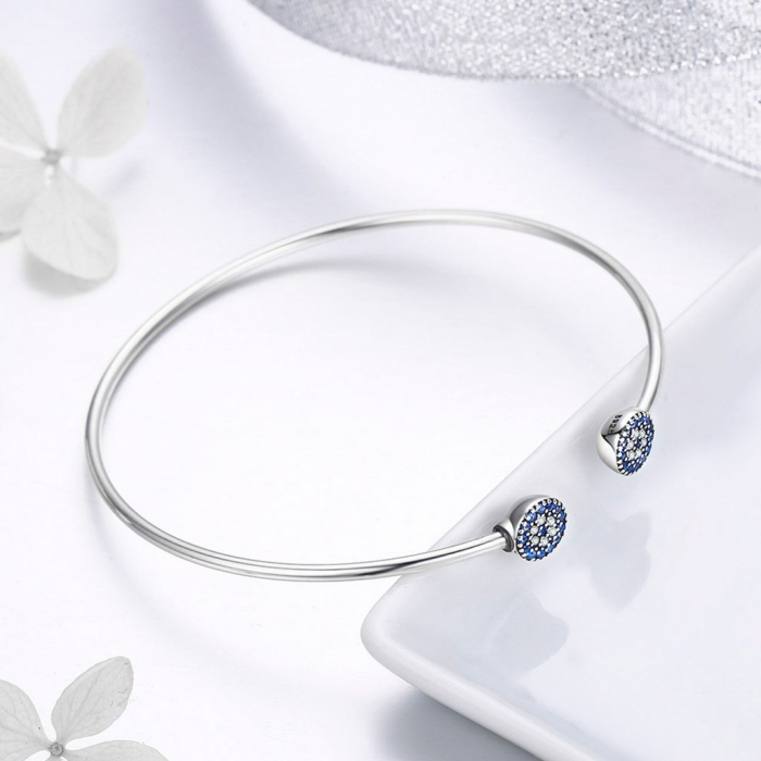 Bratara argint fixa cu zirconii [5]