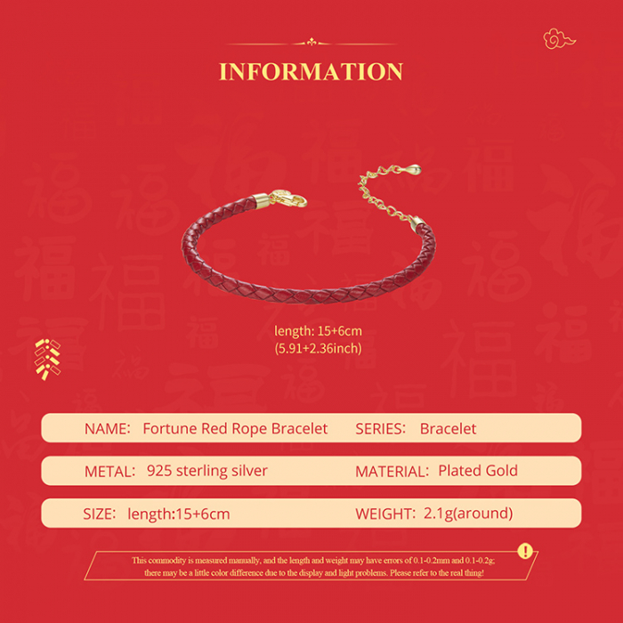 Bratara argint norocoasa cu sfoara rosie [13]