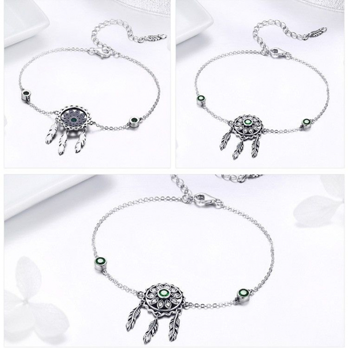 Bratara argint reglabila Dream Catcher [6]
