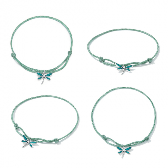 Bratara argint si sfoara cu Libelula [3]