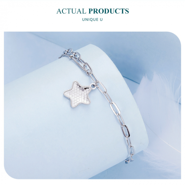 Bratara argint stea stralucitoare [14]
