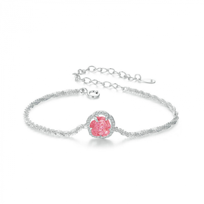 Bratara argint trandafir [19]