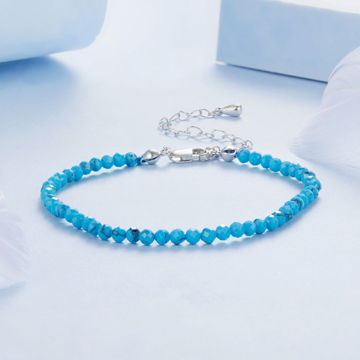 Bratara argint Turcoaz Sintetic [5]