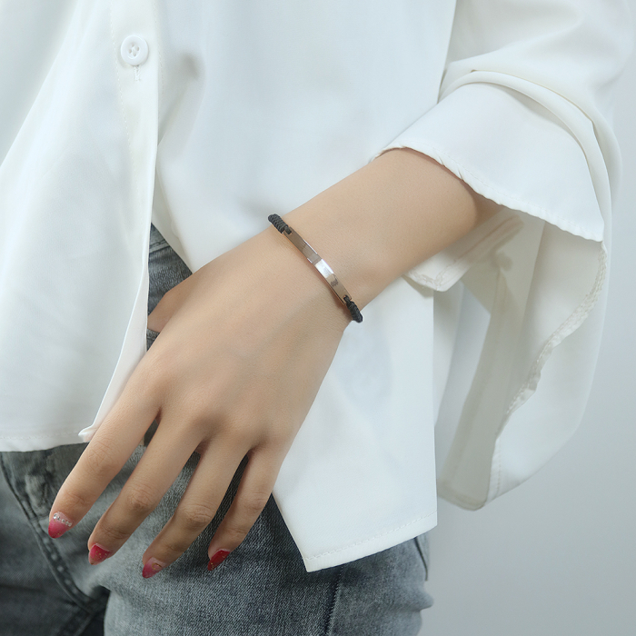 Bratara cu snur si inox [9]