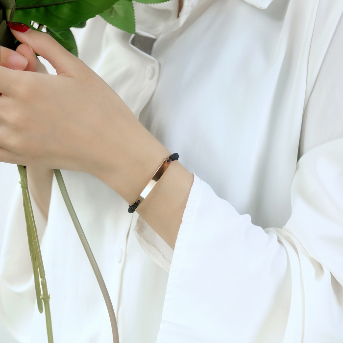 Bratara cu snur si inox [4]