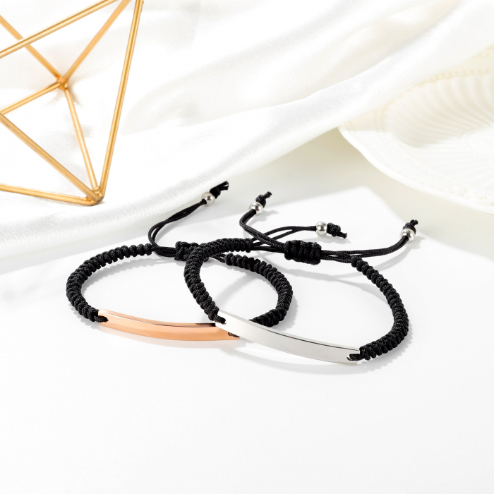 Bratara cu snur si inox [2]