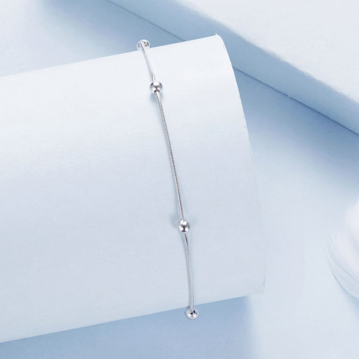 Bratara glezna argint cu bilute [3]