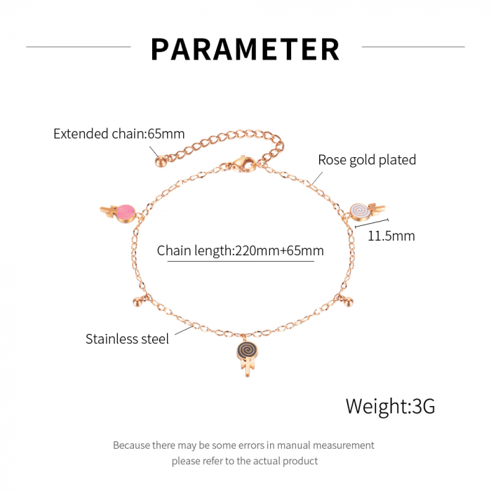 Bratara glezna inox cu acadele [4]
