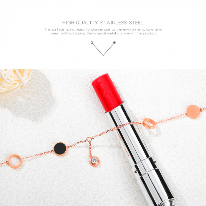 Bratara glezna inox cu cercuri [11]