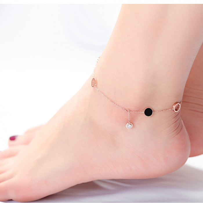 Bratara glezna inox cu cercuri [2]