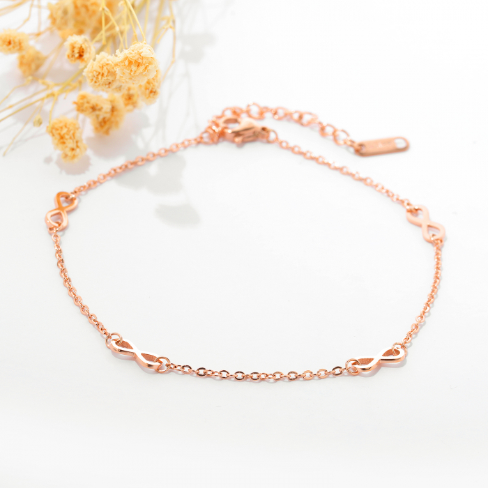 Bratara glezna inox cu infinit [9]