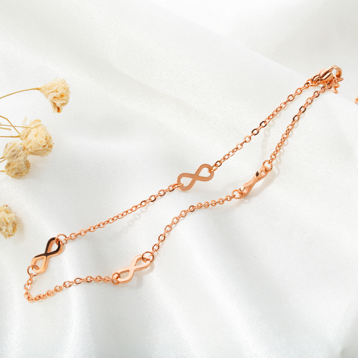 Bratara glezna inox cu infinit [8]