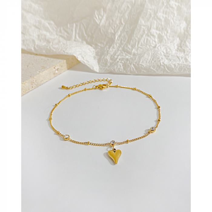 Bratara glezna inox cu inima [9]
