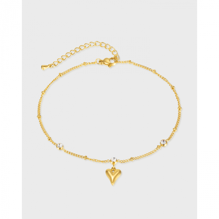 Bratara glezna inox cu inima [15]