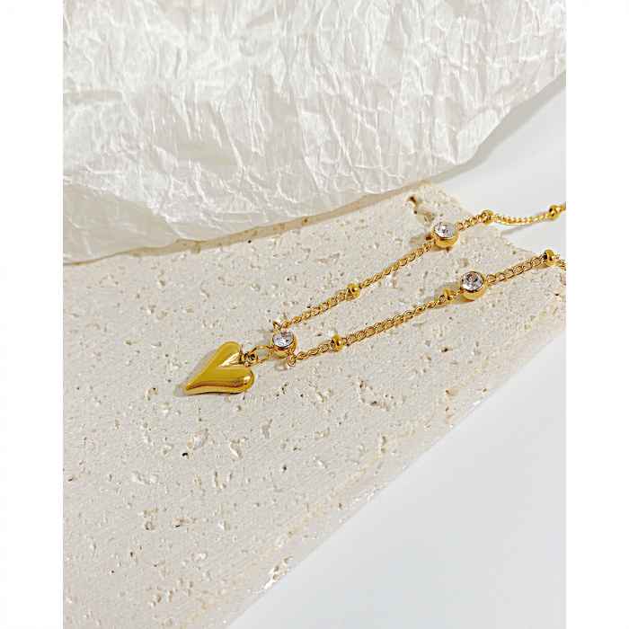 Bratara glezna inox cu inima [7]