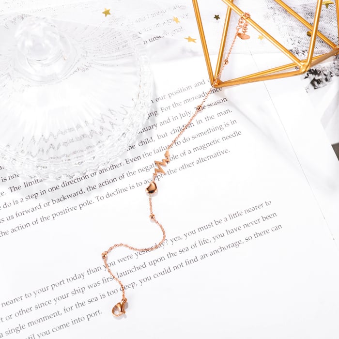 Bratara glezna inox cu inima, puls si smiley [4]