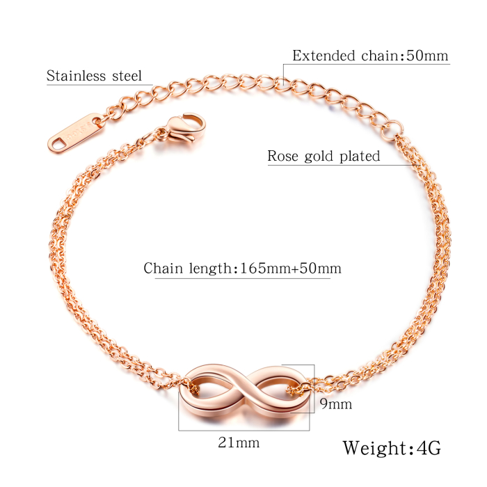 Bratara inox argintie cu simbol infinit – Rafinament si legatura eterna [8]