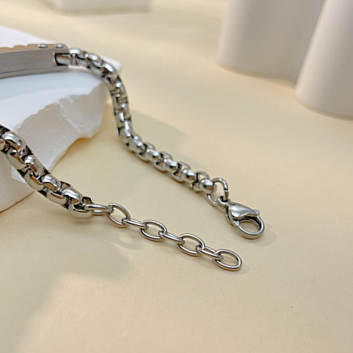 Bratara inox Unisex Design Industrial – Forta si Stil Urban [10]