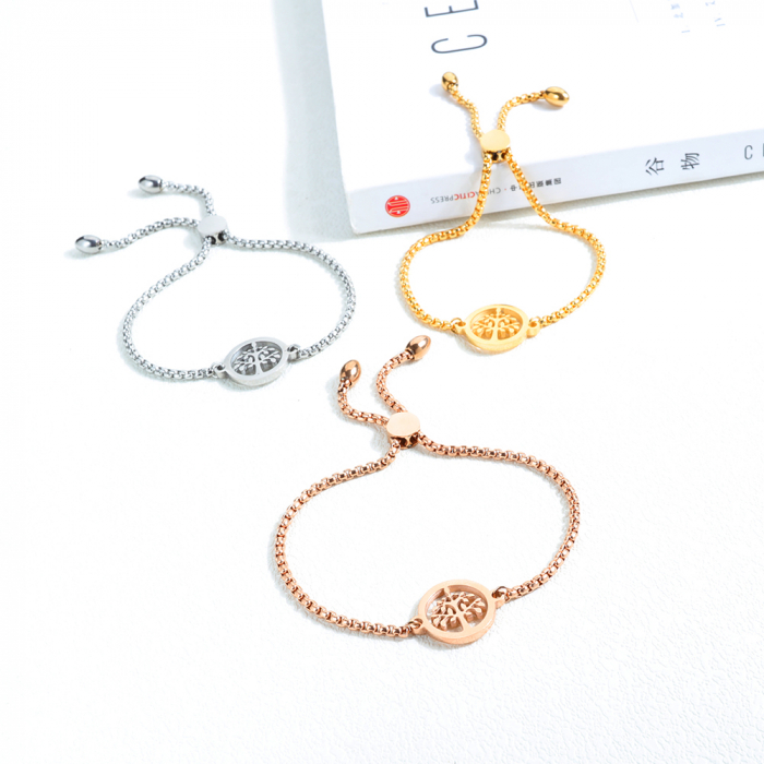 Bratara inox cu copacul vietii [6]