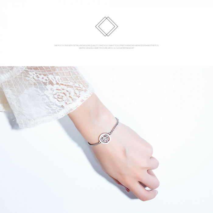 Bratara inox cu copacul vietii [3]