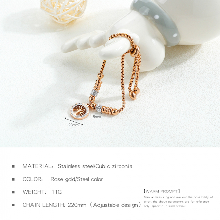 Bratara inox cu copacul vietii [7]