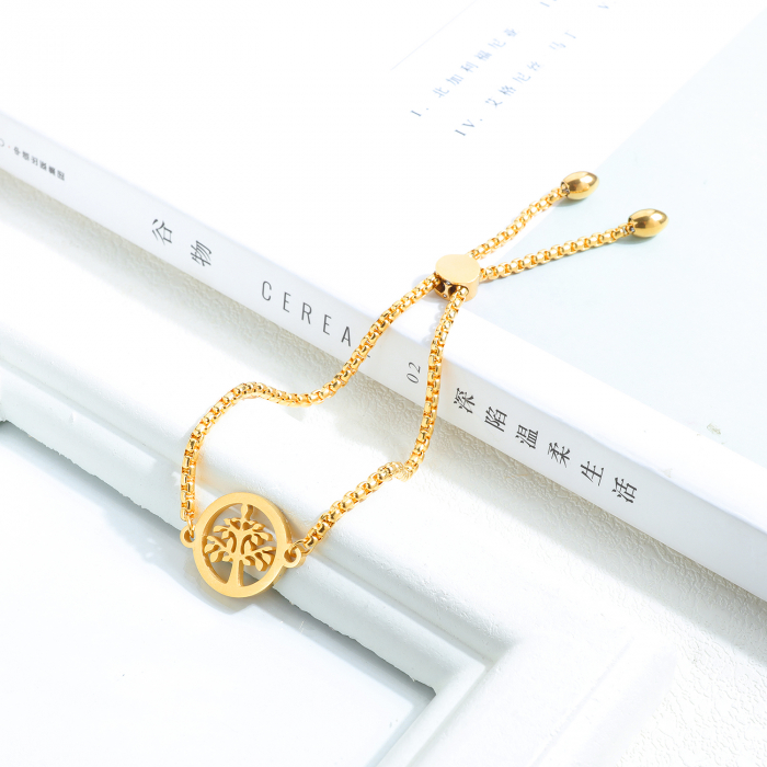 Bratara inox cu copacul vietii [2]