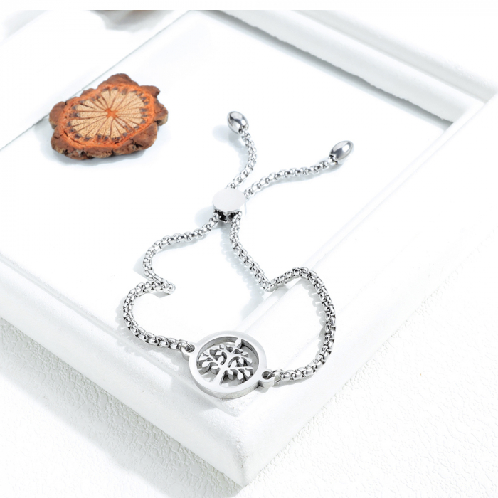 Bratara inox cu copacul vietii [2]