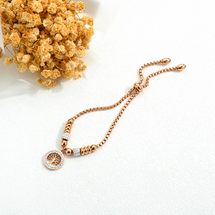 Bratara inox cu copacul vietii [2]