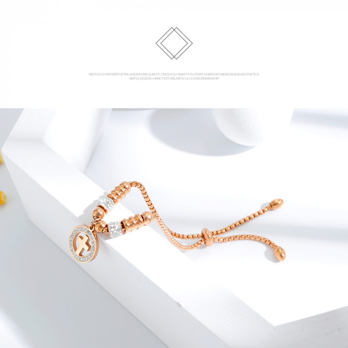 Bratara inox cu cruce [6]