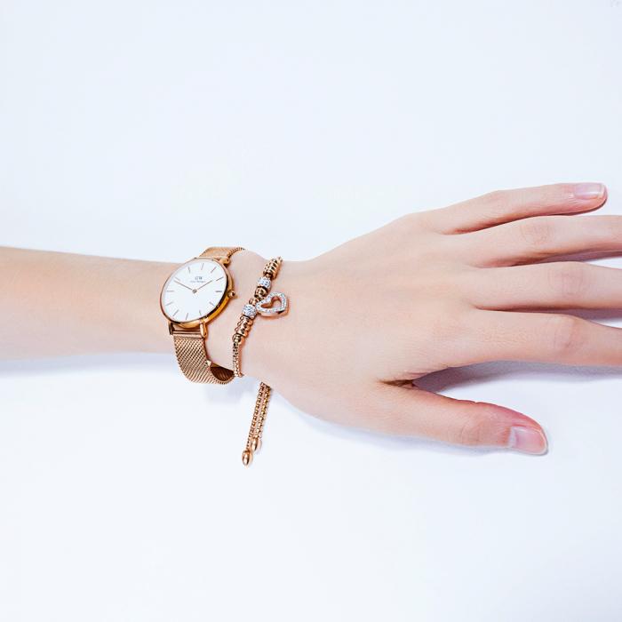 Bratara inox cu inimioara [6]