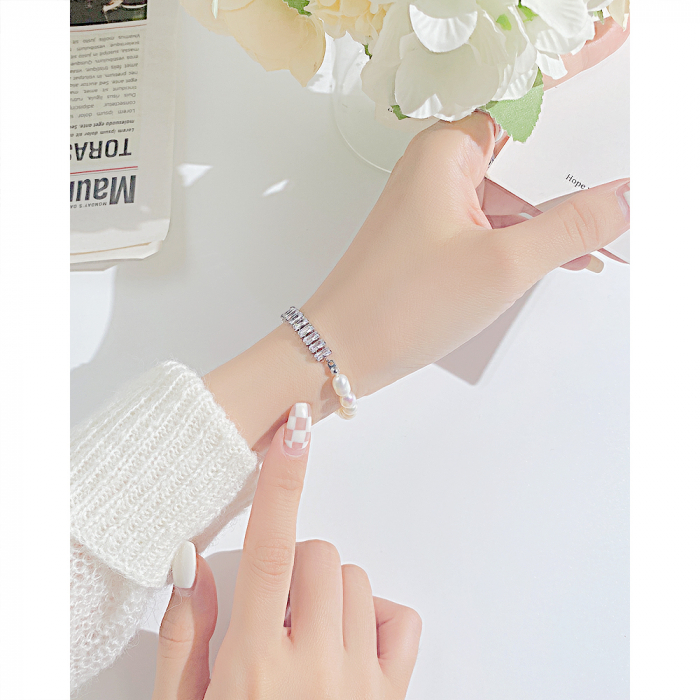 Bratara inox cu perle [8]