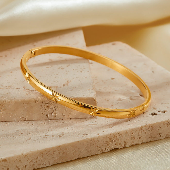 Bratara inox cu stelute incrustate [5]