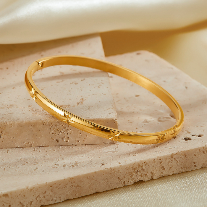 Bratara inox cu stelute incrustate [8]