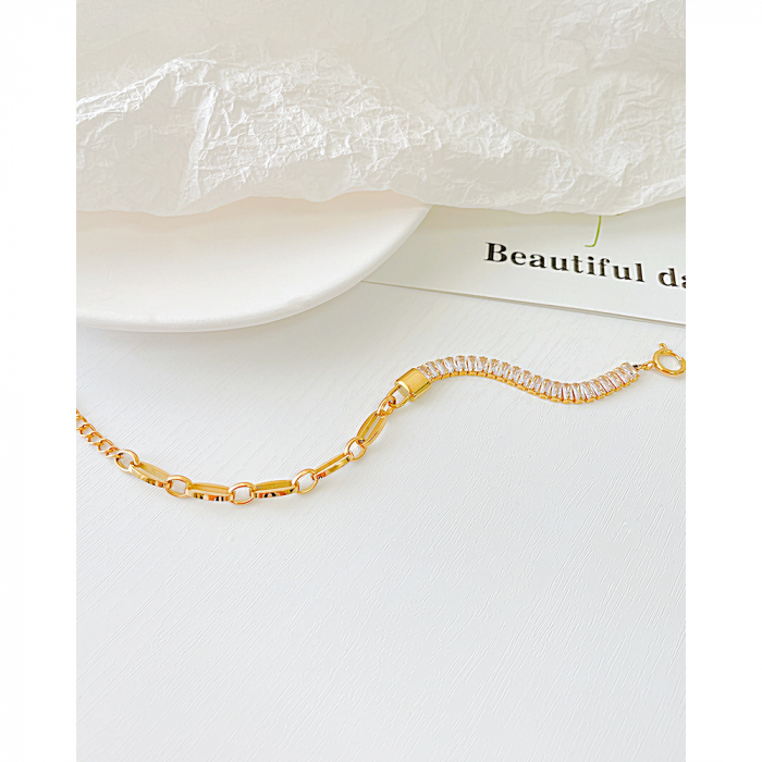 Bratara inox cu zirconii Elegance [6]