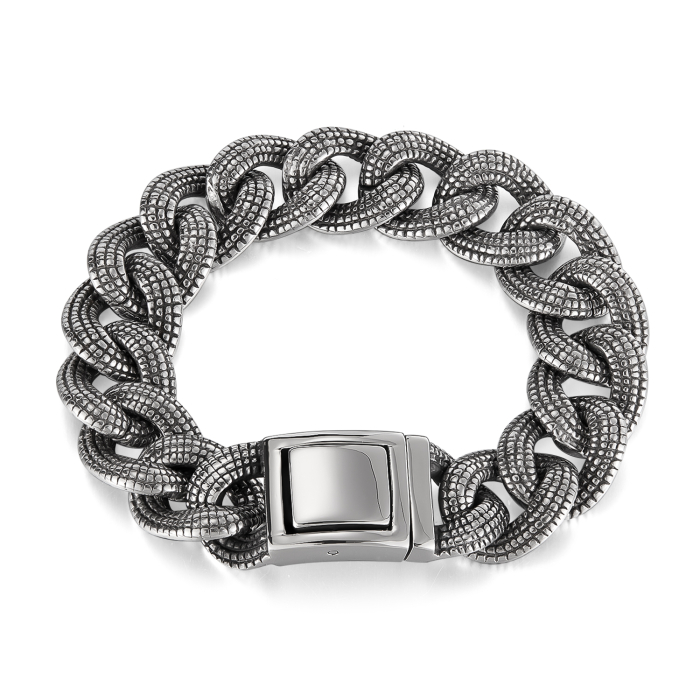 Bratara inox Cuban Groasa – Simbol al Stilului si Increderii [1]