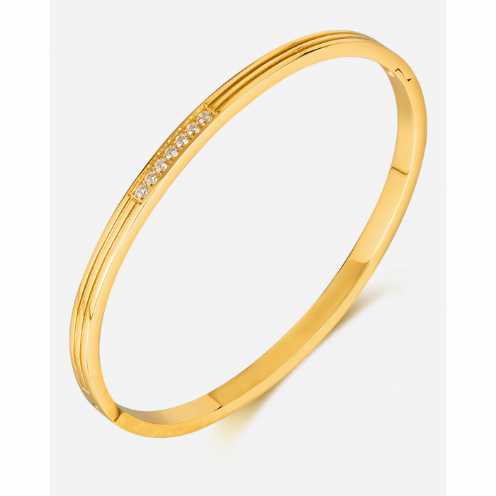 Bratara inox Elegance cu zirconii [10]