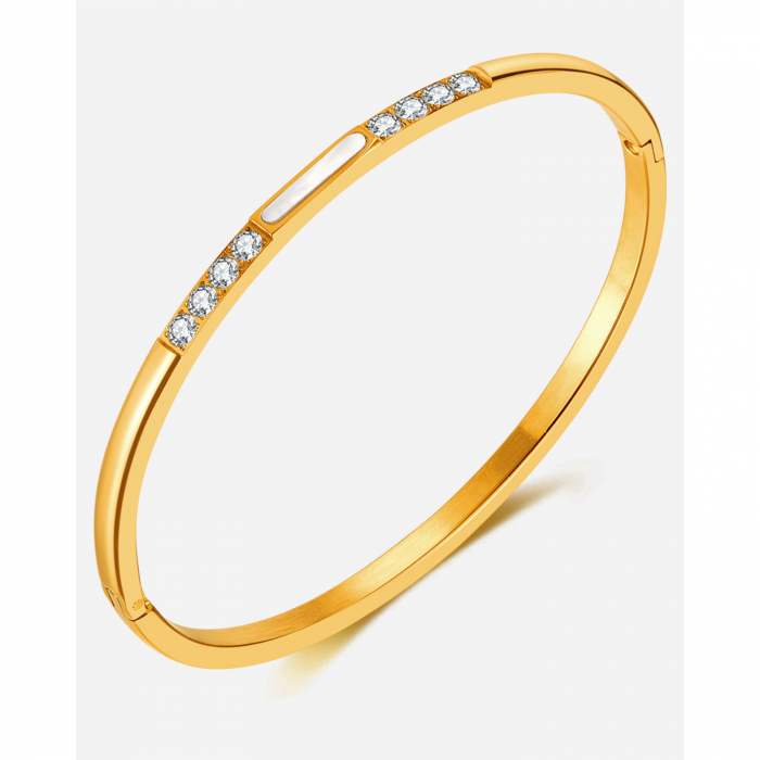 Bratara inox Elegance cu zirconii [7]