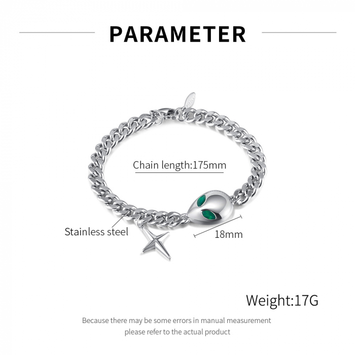 Bratara inox Extraterestru [10]