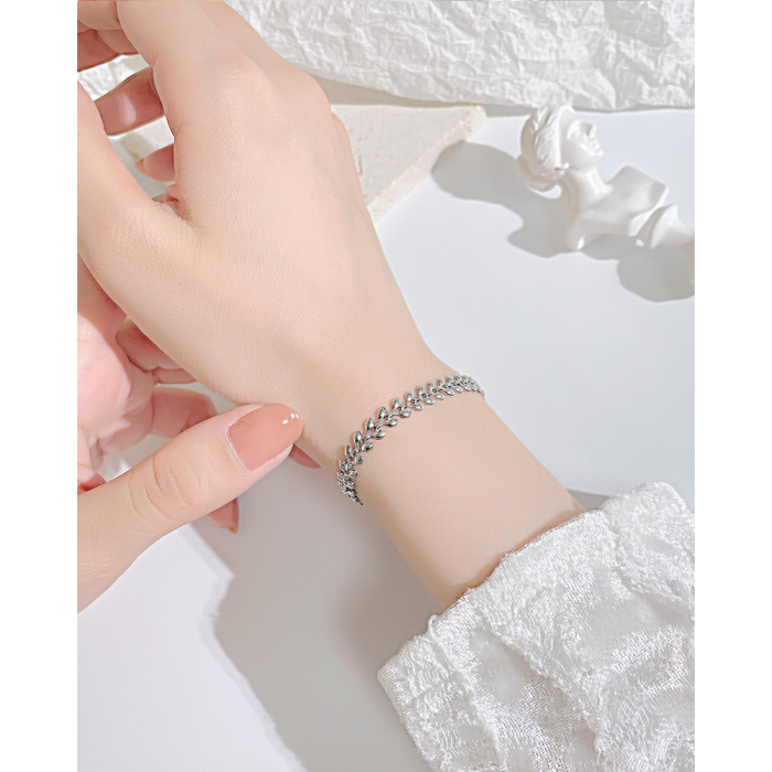 Bratara inox Frunza de Maslin – Eleganta si Rafinamet Feminin [5]