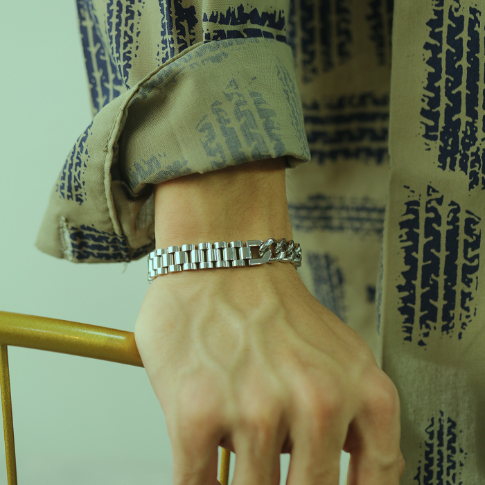 Bratara inox Hip Hop [8]