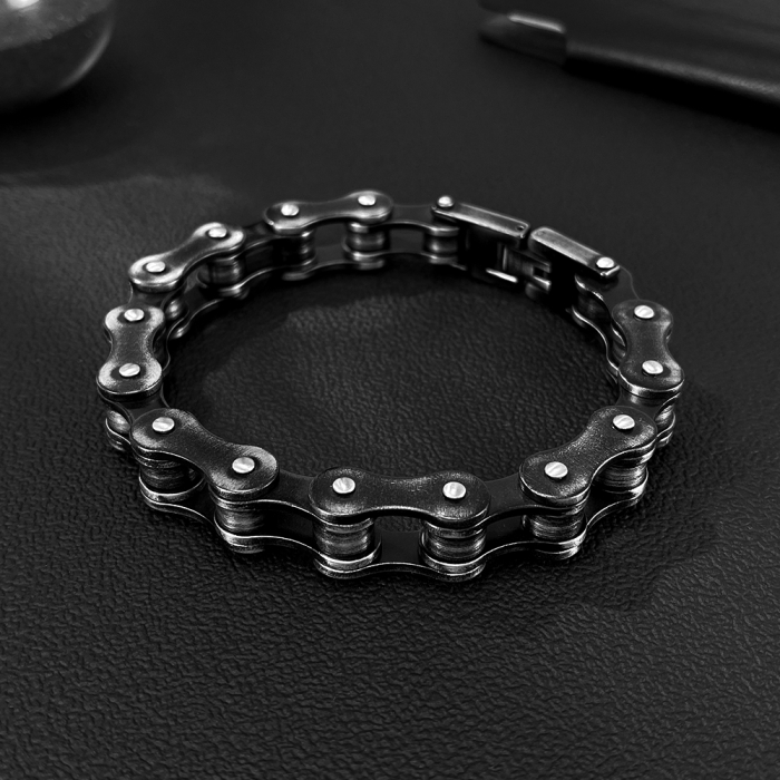 Bratara inox Lant Moto – Simbol al Fortei si Libertatii [3]