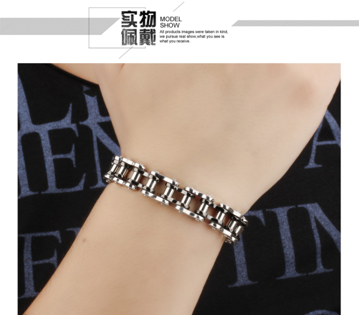 Bratara inox lant moto – Simbol al puterii si independentei [2]