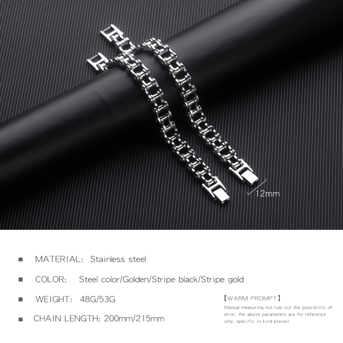 Bratara inox lant moto – Simbol al puterii si independentei [4]