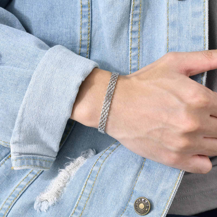 Bratara inox lata Unisex [2]
