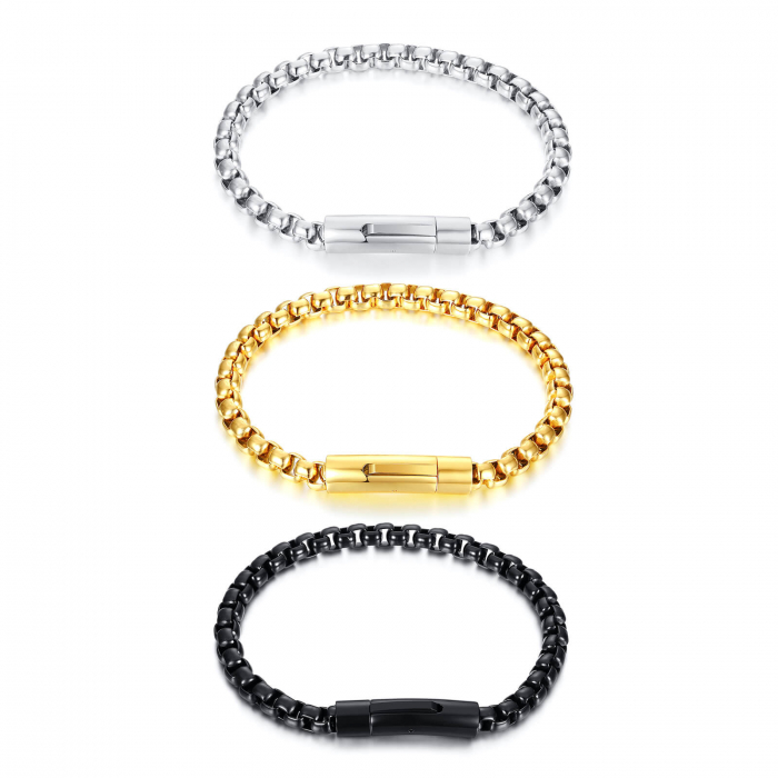 Bratara inox aurie [5]