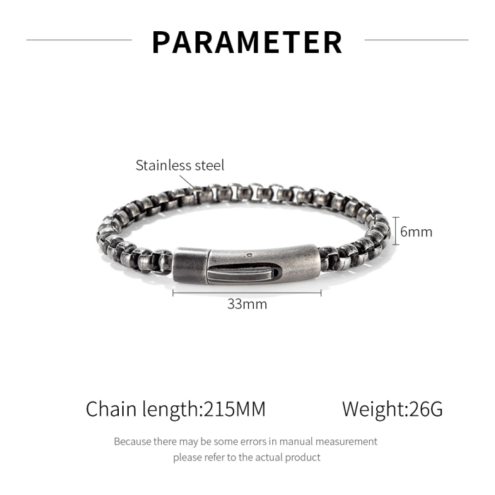 Bratara inox neagra – Eleganta urbana si rafinament masculin [5]